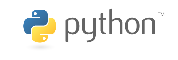 a close-up of a python logo