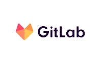 a gitlab logo with a white background
