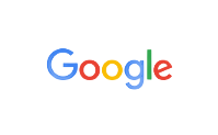 a google logo with a white background